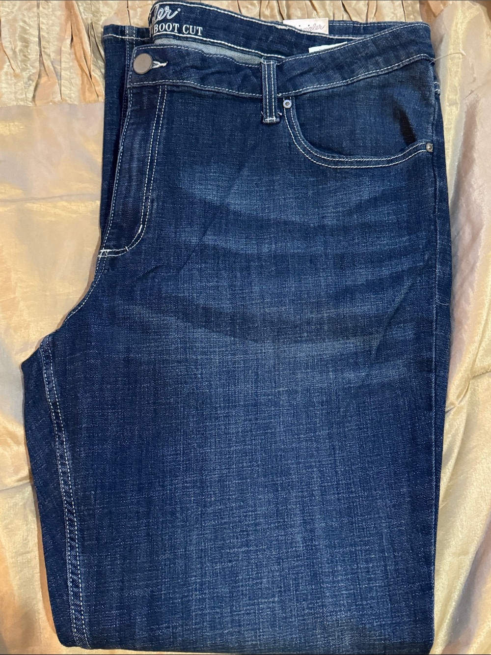 Wrangler Women’s Dark Blue Boot Cut Jeans - Picture 6 of 6